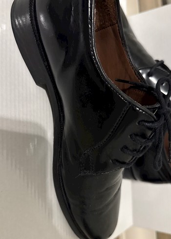 Siyah Deri Kadın Klasik Ofis Ayakkabısı George Hogg - Görsel 4