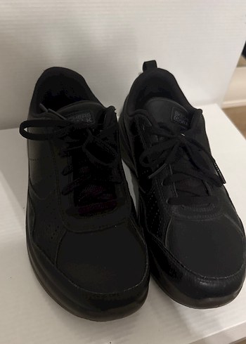 Skechers Siyah Kadın Deri Spor Ayakkabı - Görsel 2