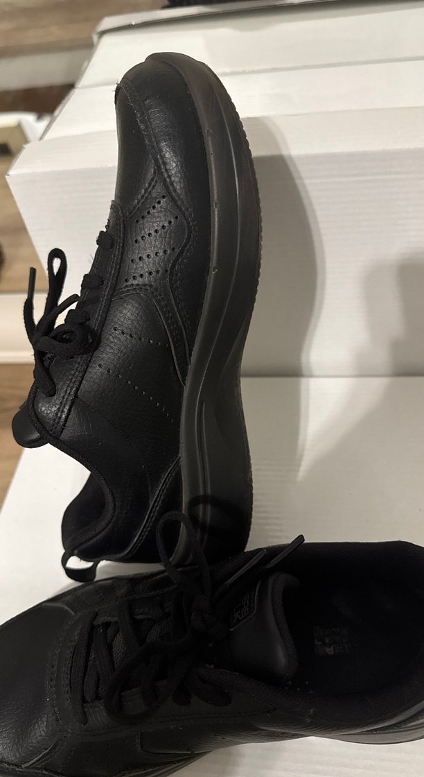 Skechers Siyah Kadın Deri Spor Ayakkabı - Görsel 5