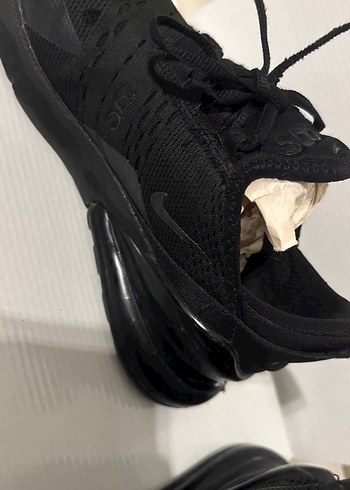 Siyah Bağcıklı Nike AIR270  Kadın Spor Ayakkabı - Görsel 4
