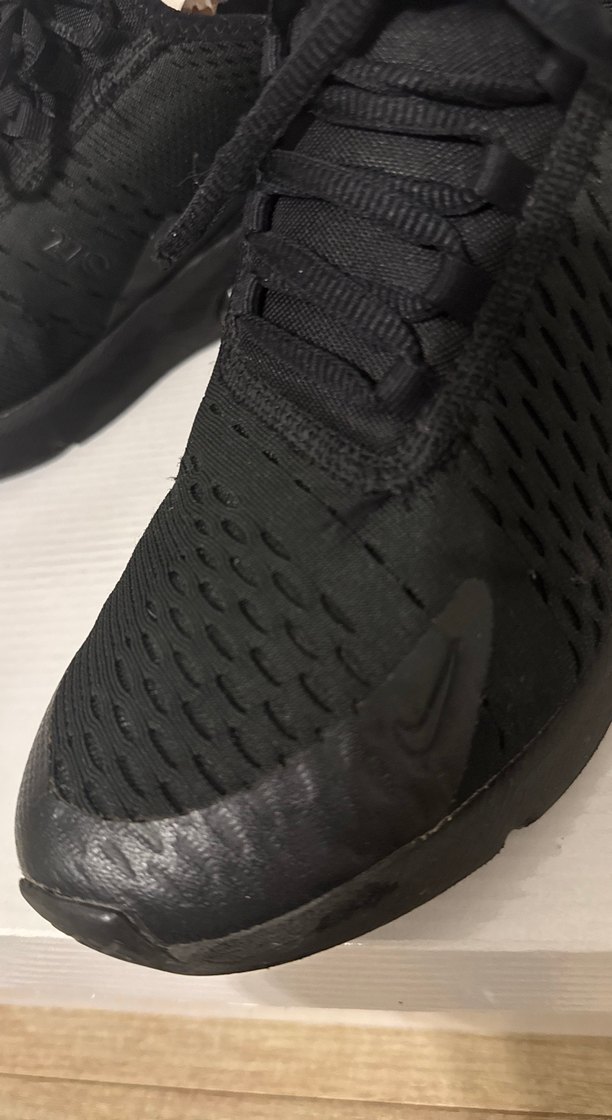 Siyah Bağcıklı Nike AIR270  Kadın Spor Ayakkabı - Görsel 2