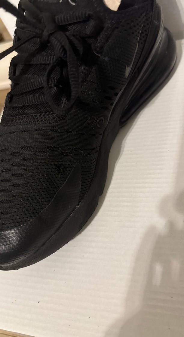 Siyah Bağcıklı Nike AIR270  Kadın Spor Ayakkabı - Görsel 5