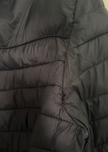 Erkek Siyah Şapkalı Mont Bershka - Görsel 5