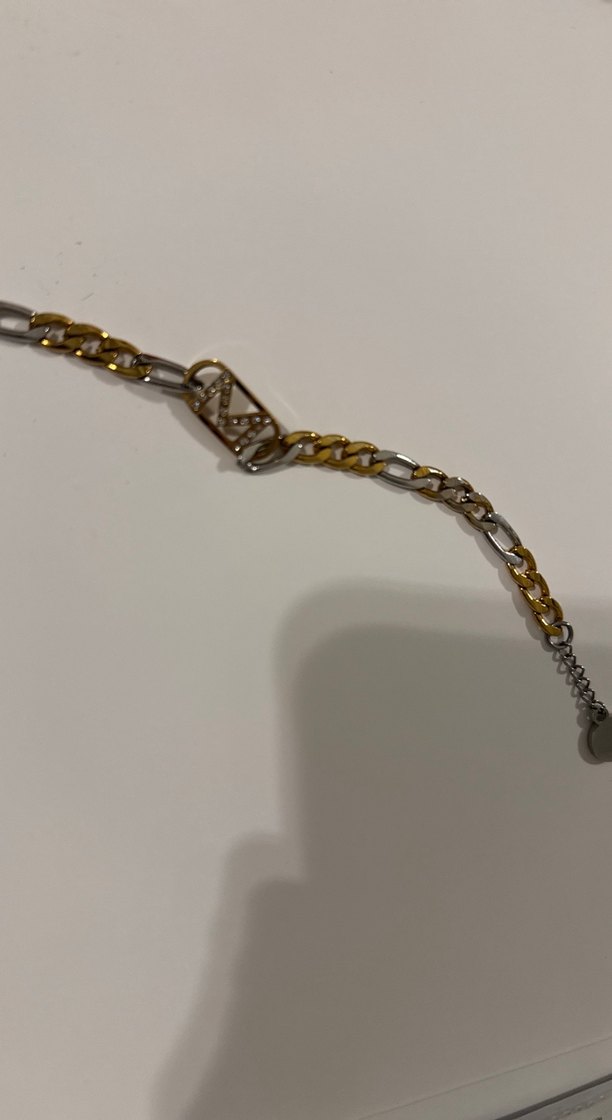 Yılan Desenli Zincir Detaylı Kadın Bijuteri Bileklik - Görsel 2