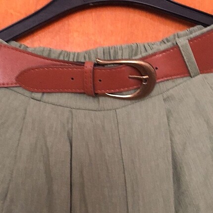 Diğer Haki bol paça pantolon