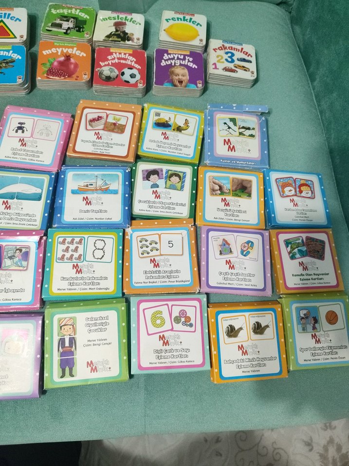 Çocuklar için renkli ve eğitici kitap seti - Görsel 2