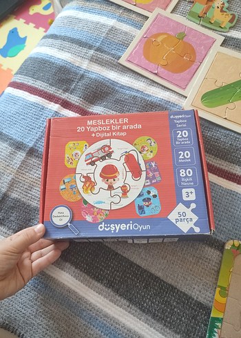 Çocuklar için Renkli  Puzzle Seti - Görsel 2