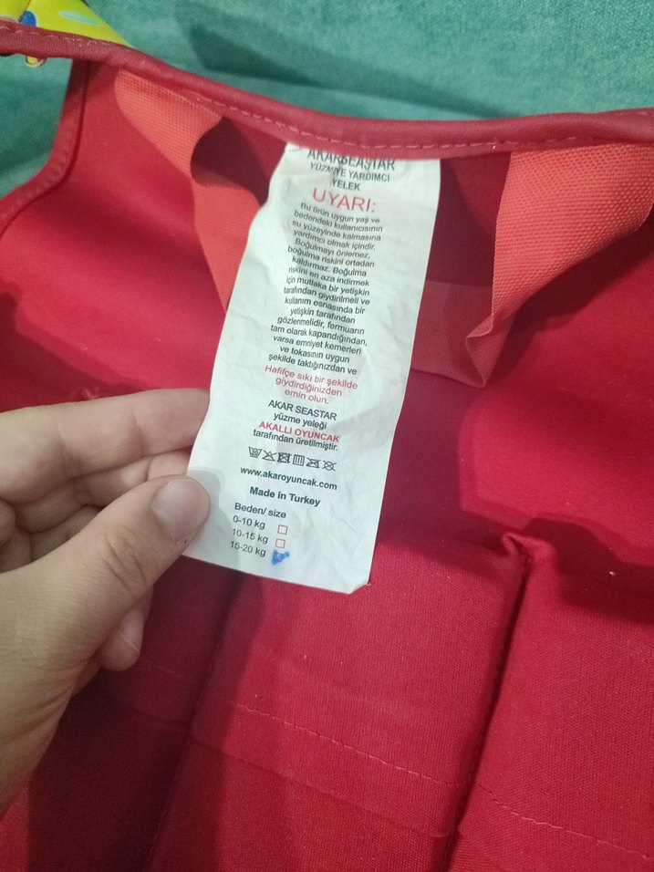 Renkli Çocuk Can Yeleği - Görsel 4