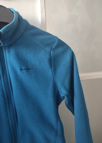 DecathlonMavi Fermuarlı çocuk Sweatshirt - Görsel 3