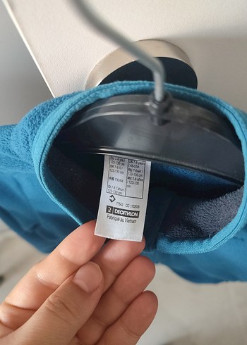 DecathlonMavi Fermuarlı çocuk Sweatshirt - Görsel 6