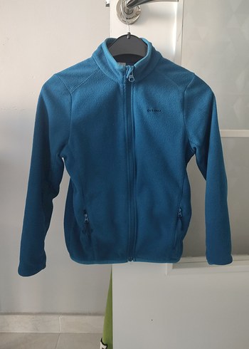 DecathlonMavi Fermuarlı çocuk Sweatshirt - Görsel 2