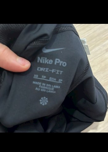 xs Beden Orijinal Nike Pro 365 Siyah Mini Bermuda Biker Spor Şort Tayt