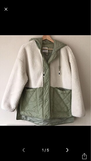 Zara peluş mont ceket