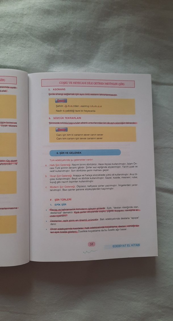 Edebiyat El Kitabı - Sınavlara Hazırlık - Görsel 3