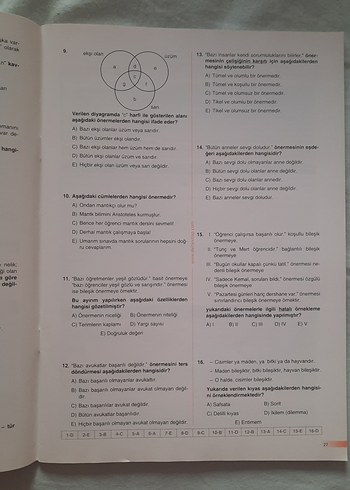  AYT Felsefe Grubu Özet Kitabı