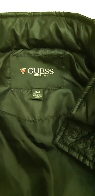 guess erkek siyah mont çok iyi durumda 