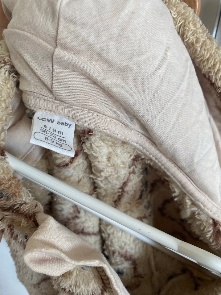 LCW Ayıcıklı Kürklü Erkek Bebek Tulum - Görsel 3