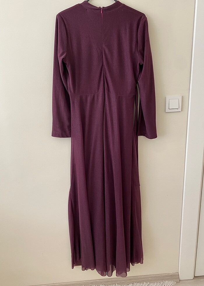 TESETTÜR UZUN ABİYE ELBİSE - Görsel 2