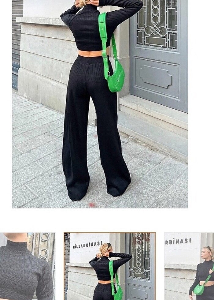 SİYAH İKİLİ TAKIM - Görsel 3