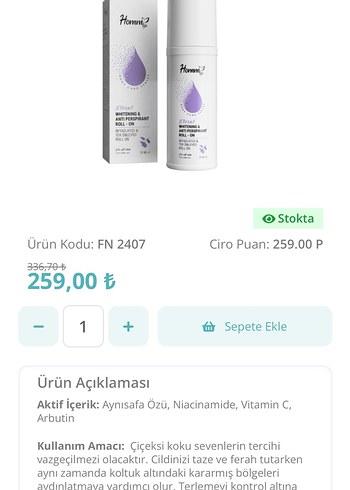 Homm bitkisel roll on - Görsel 2