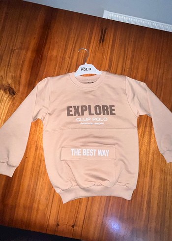 Erkek Çocuk Kahverengi Baskılı Eşofman Takımı - Görsel 2