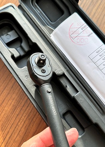 Tork anahtarı 3/8 72 dişli 2 yönlü lokma cırcır kolu - Görsel 5