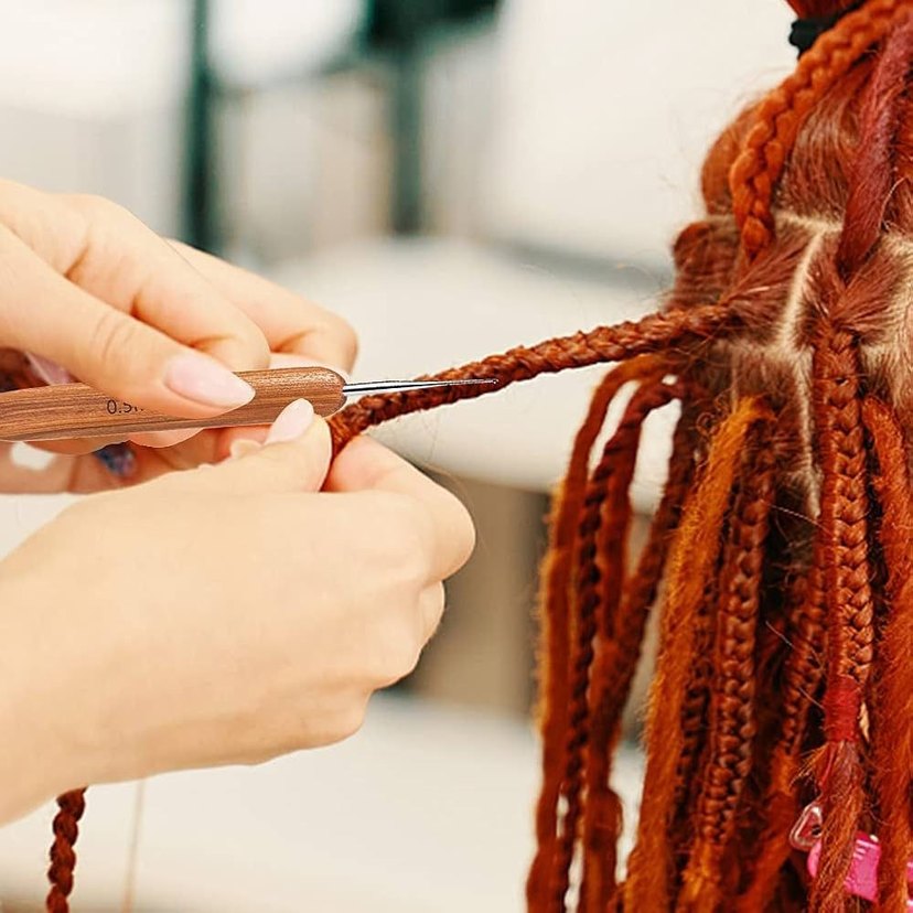 Dreadlocks Tığ, Rasta Kilitleri, 0,5 mm (1 Kanca ve 2 Kanca) - Görsel 2