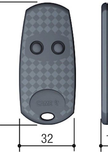 CAME Top-432ee uzaktan kumanda 50 metre menzilli - Görsel 6
