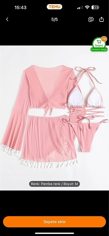 Koton Bikini takımı pareo