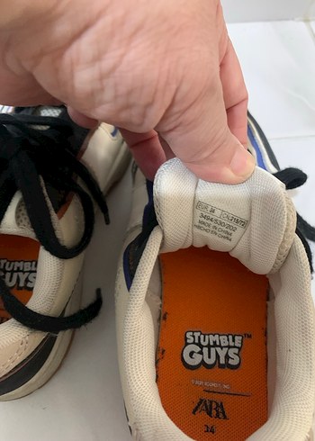 Zara Stumble guys figürlü Spor erkek çocuk Sneaker - Görsel 9