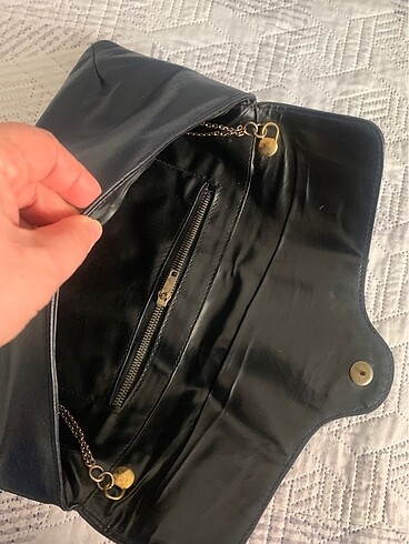  Beden Lacivert dönem clutch portföy vintage çanta