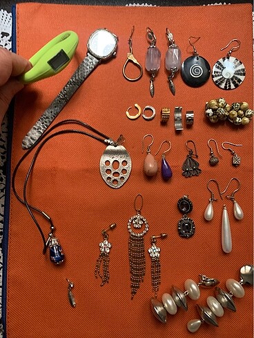 Takı set saat kolye küpe