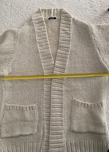 Bej Örgü Kadın Hırka, Rahat ve Salaş - Görsel 5