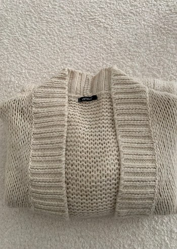 Bej Örgü Kadın Hırka, Rahat ve Salaş - Görsel 6