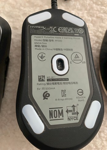 Kablolu Karanlık Gri Bilgisayar Fareleri mause - Görsel 5