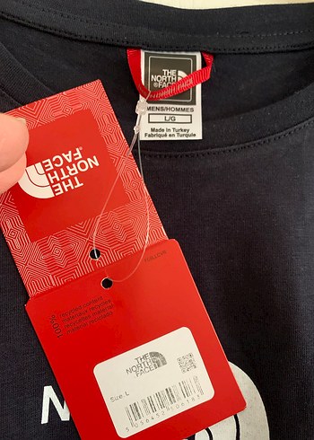 Erkek siyah The North Face Baskılı Tişört - Görsel 2
