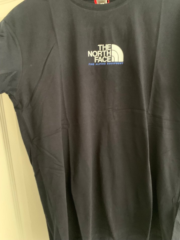 Erkek siyah The North Face Baskılı Tişört - Görsel 3