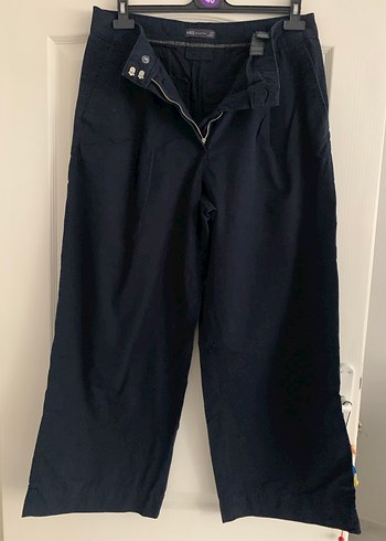 Kadın Lacivert Rahat Kesim Pantolon - Görsel 3