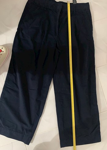 Kadın Lacivert Rahat Kesim Pantolon - Görsel 6