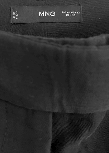 Siyah mango Kadın Kumaş Pantolon - Görsel 6