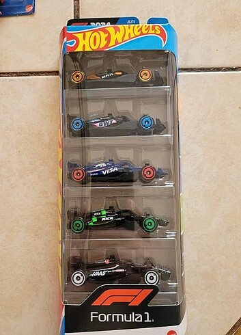 Hot Wheels Formula 1 5'li set