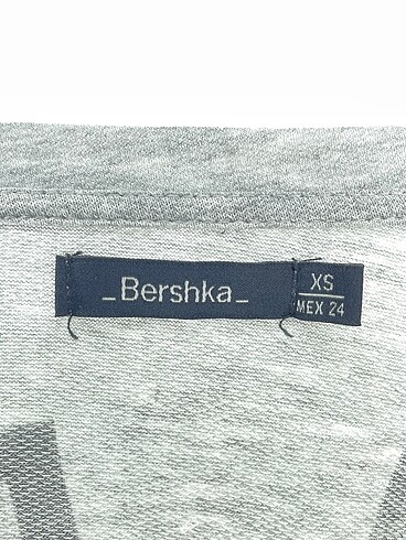 xs Beden gri Renk Bershka Kısa Elbise %70 İndirimli.