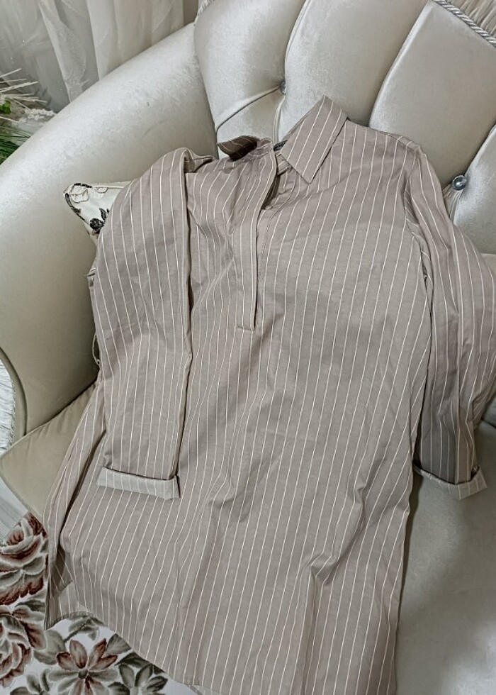 LC Wakiki tunik gömlek elbise - Görsel 4