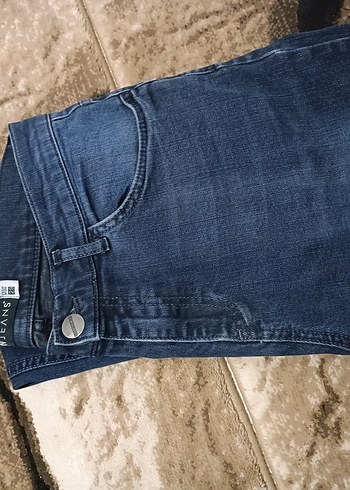 LCW erkek Düğmeli Lacivert Kot Pantolon - Görsel 3