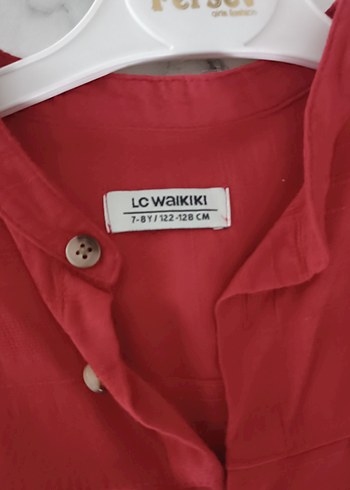 lc Waikiki kırmızı gömlek - Görsel 3
