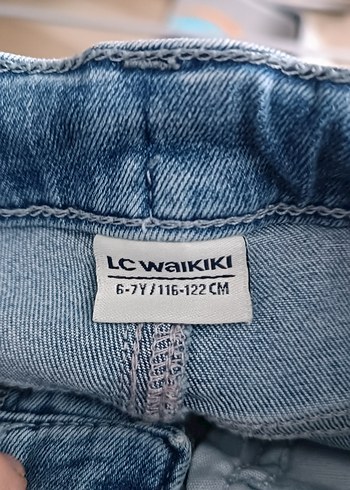 Erkek Çocuk Mavi Dar Kesim Kot Şort - Görsel 3