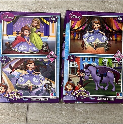 #disney #puzzle ikili paket toplan 4 adet