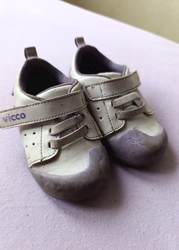 Vicco Beyaz mor İlk Adım Ayakkabısı
