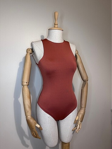 Trendyol & Milla Kadın Kiremit Bodysuit Bluz