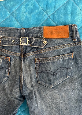s Beden mavi Renk Dusuk Bel Denim Jean